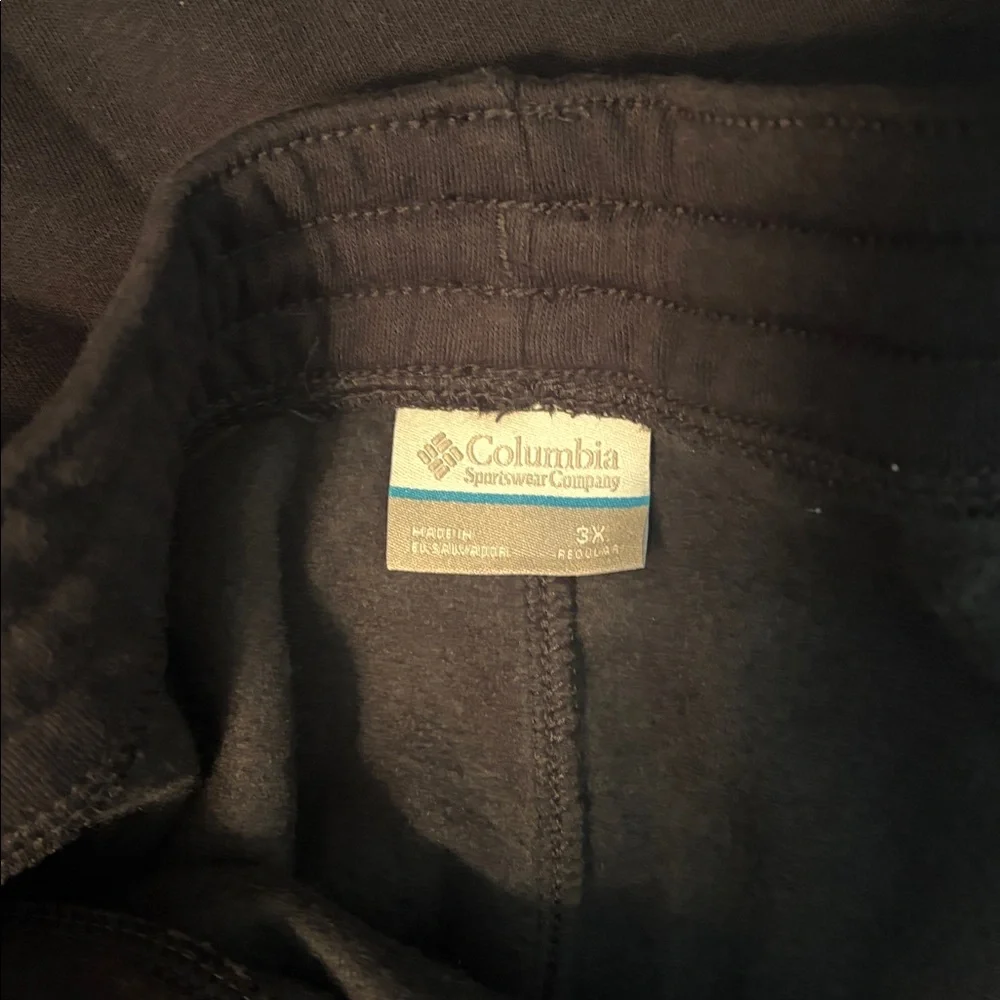 Columbia Men’s Black 3X Tapered‎ Leg Joggers NWT - Picture 3 of 5